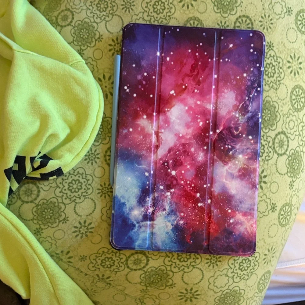 Black Tablet with Gray Cover